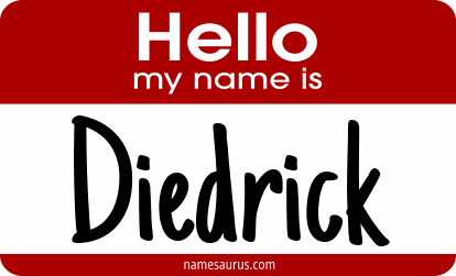 Hello my name is Diedrick png download