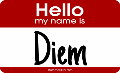 Hello my name is Diem png download