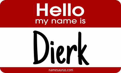 Hello my name is Dierk png download