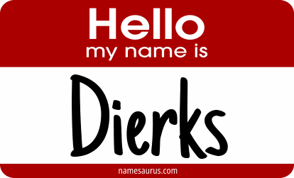 Hello my name is Dierks png download