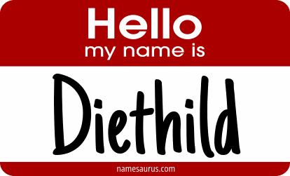 Hello my name is Diethild png download