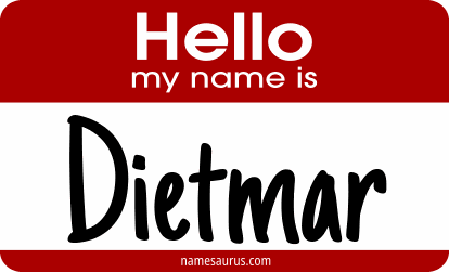 Hello my name is Dietmar png download