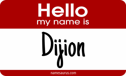 Hello my name is Dijion png download