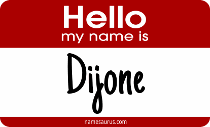 Hello my name is Dijone png download