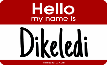 Hello my name is Dikeledi png download