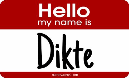 Hello my name is Dikte png download