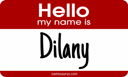 Hello my name is Dilany png download