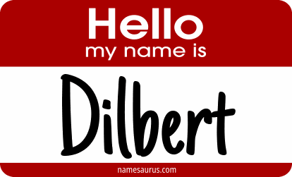 Hello my name is Dilbert png download