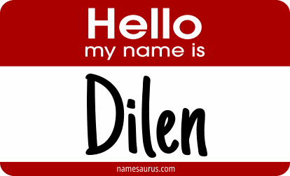 Hello my name is Dilen png download