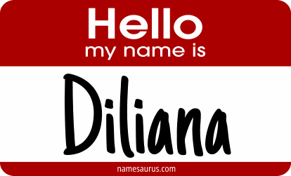 Hello my name is Diliana png download
