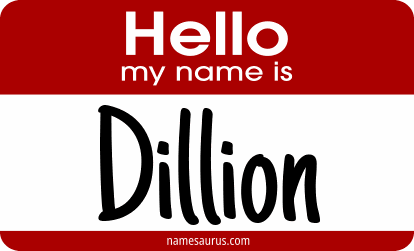Hello my name is Dillion png download