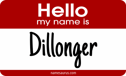 Hello my name is Dillonger png download