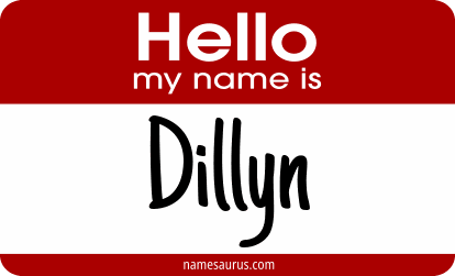 Hello my name is Dillyn png download