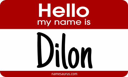 Hello my name is Dilon png download