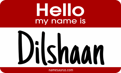 Hello my name is Dilshaan png download