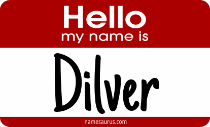 Hello my name is Dilver png download