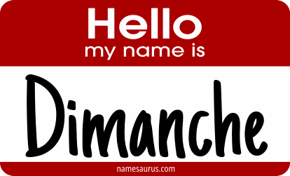 Hello my name is Dimanche png download