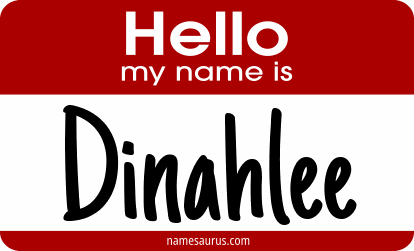 Hello my name is Dinahlee png download