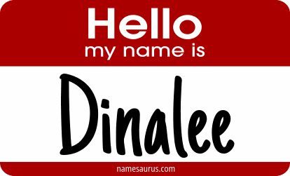 Hello my name is Dinalee png download