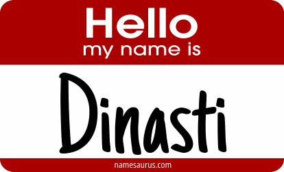 Hello my name is Dinasti png download