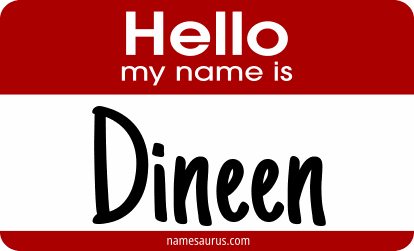Hello my name is Dineen png download