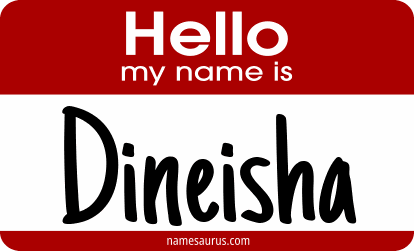 Hello my name is Dineisha png download