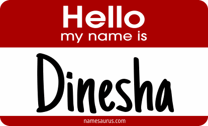 Hello my name is Dinesha png download