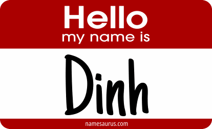 Hello my name is Dinh png download