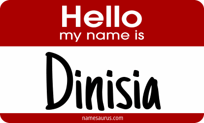 Hello my name is Dinisia png download