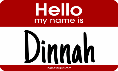 Hello my name is Dinnah png download