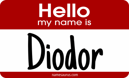 Hello my name is Diodor png download