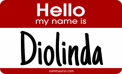 Hello my name is Diolinda png download
