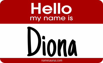 Hello my name is Diona png download