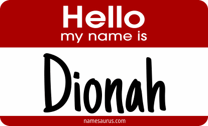 Hello my name is Dionah png download