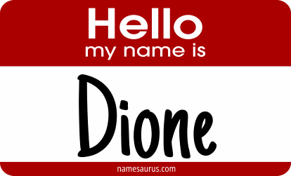 Hello my name is Dione png download