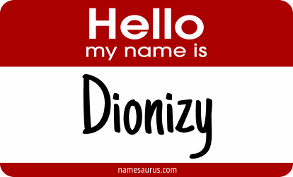 Hello my name is Dionizy png download