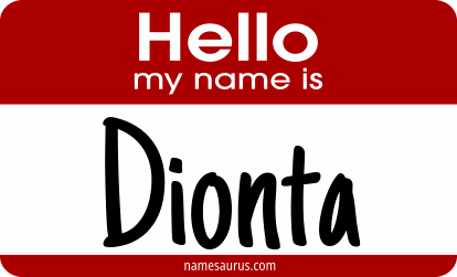 Hello my name is Dionta png download