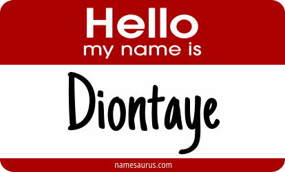Hello my name is Diontaye png download