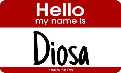 Hello my name is Diosa png download
