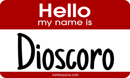 Hello my name is Dioscoro png download