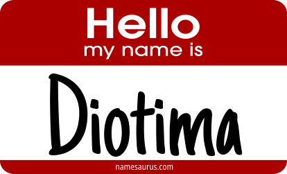 Hello my name is Diotima png download