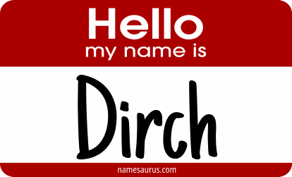 Hello my name is Dirch png download