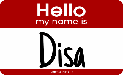 Hello my name is Disa png download