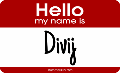 Hello my name is Divij png download