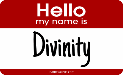 Hello my name is Divinity png download