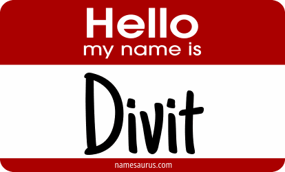 Hello my name is Divit png download