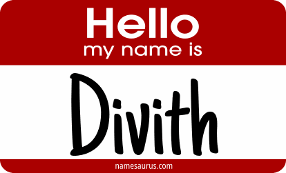 Hello my name is Divith png download