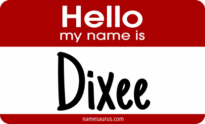 Hello my name is Dixee png download