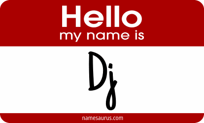 Hello my name is Dj png download