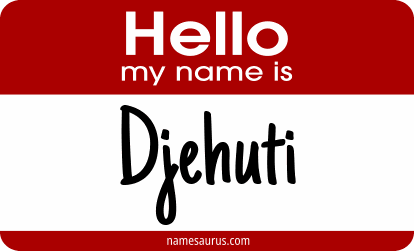 Hello my name is Djehuti png download